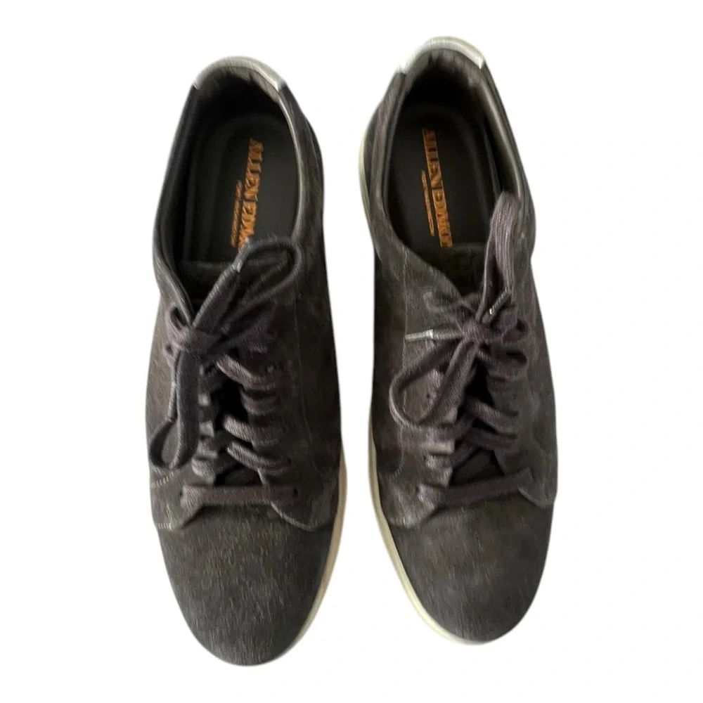 Allen Edmonds Shoes Canal Court Port Washington Sneakers Gray Suede Men Size 10